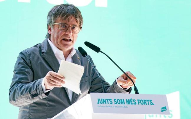 Imagen de archivo del expresidente de la Generalitat Carles Puigdemont. / EP Imagen de archivo del expresidente de la Generalitat Carles Puigdemont.