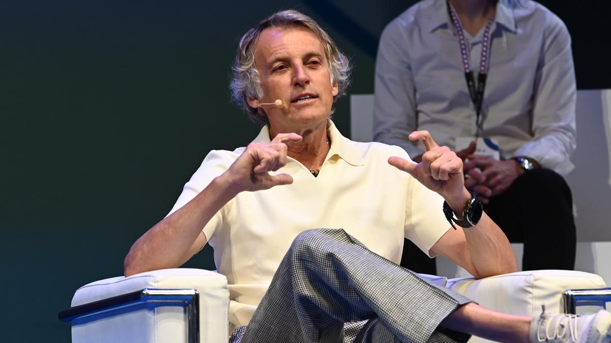 El alpinista, explorador y comunicador, Jesús Calleja, durante la jornada del Congreso ‘La oportunidad del futuro’, a 19 de junio de 2026, en Zaragoza.
