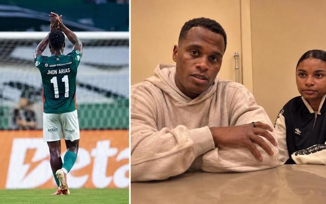 El futbolista colombiano Jhon Arias y su esposa, Alejandra Ayala, han enviado ayuda médica a Quibdó y habilitado dos cuentas para recaudar fondos.