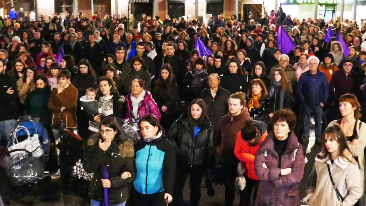 Concentración por el 8-M en Altsasu.