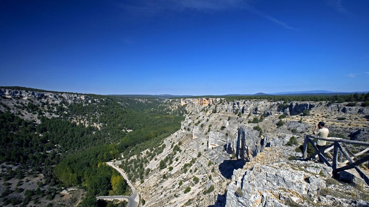 El cañón del rio Lobos.