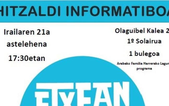 Arabako Aldundiak familia harrerari buruzko informazio hitzaldiak antolatuko ditu berriro datorren astelehenetik.