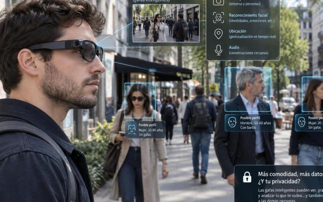 El uso de la información recogida por gafas inteligentes plantea retos para la privacidad