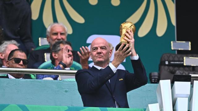 El presidente de la FIFA, Gianni Infantino, durante la inauguración del Mundial 2026.