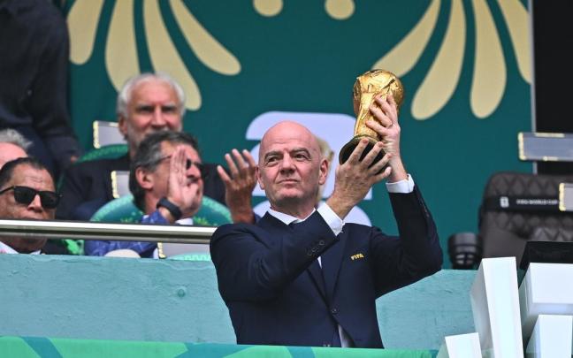 El presidente de la FIFA, Gianni Infantino, durante la inauguración del Mundial 2026.