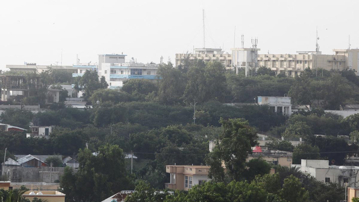 Vista general del palacio presidencial de Mogadiscio