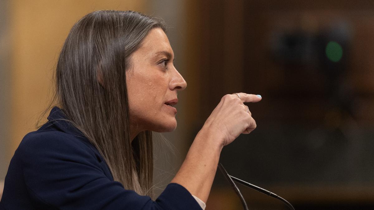 La portavoz de Junts en el Congreso, Miriam Nogueras.