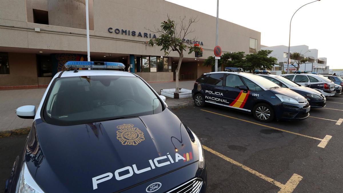 Vista de la Comisaría de Policía de Maspalomas, cuerpo que investiga la muerte.