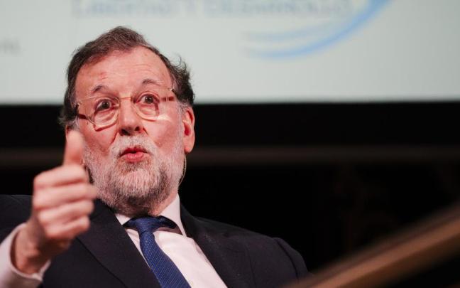Mariano Rajoy interviene en una mesa redonda durante el Foro Grupo Libertad y Democracia, en el Ateneo de Madrid. / EP Mariano Rajoy interviene en una mesa redonda durante el Foro Grupo Libertad y Democracia, en el Ateneo de Madrid.
