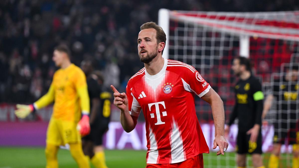 Harry Kane, delantero del Bayern Múnich, encabeza la clasificación que concede el trofeo Bota de Oro.