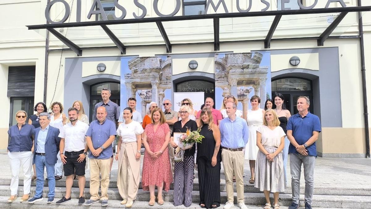 Imagen del acto institucional por el 20 aniversario del Museo Oiasso
