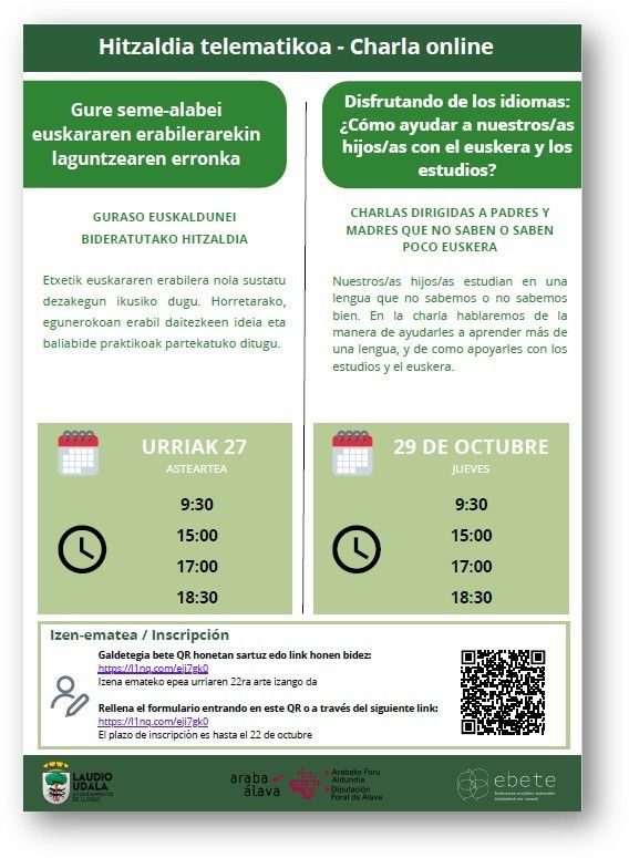 Charlas online para padres