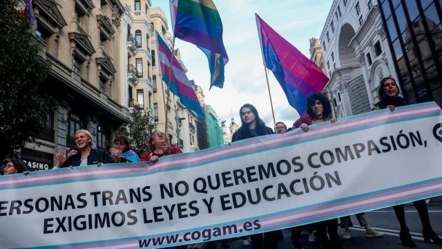 La manifestación del Octubre Trans en Madrid. La manifestación del Octubre Trans en Madrid.