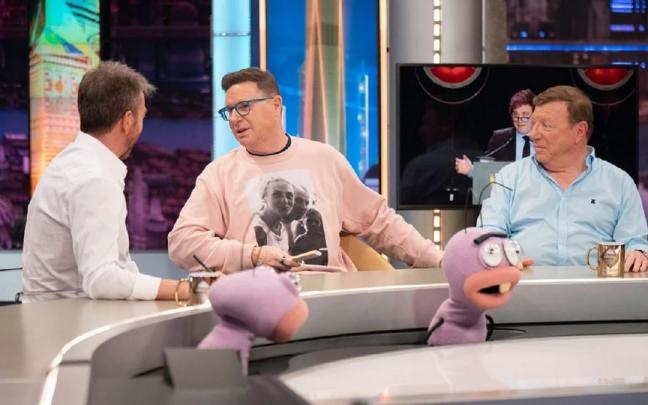 Los Morancos, con Pablo Motos en 'El Hormiguero'.