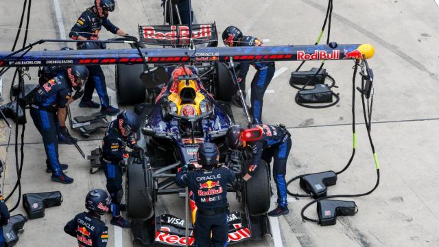 El Red Bull durante el Gran Premio de China de este año.