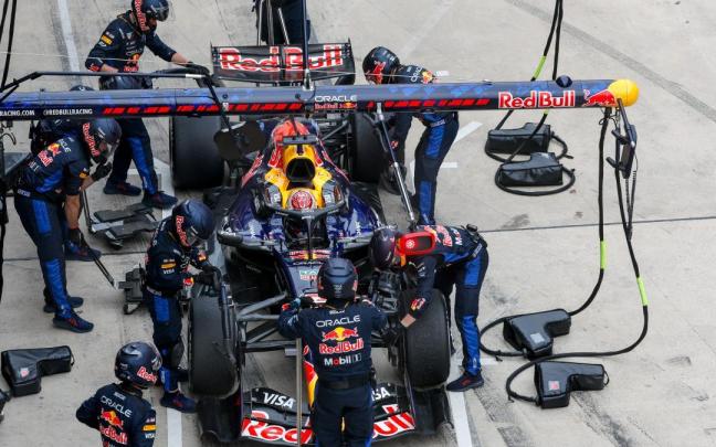 El Red Bull durante el Gran Premio de China de este año.