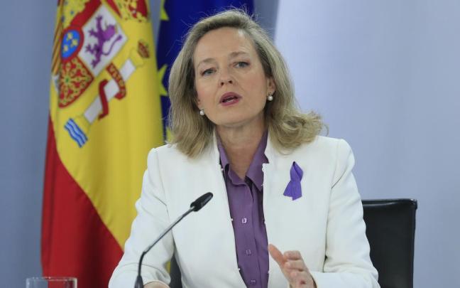 La vicepresidenta primera y ministra de Economía, Nadia Calviño. La vicepresidenta primera y ministra de Economía, Nadia Calviño.