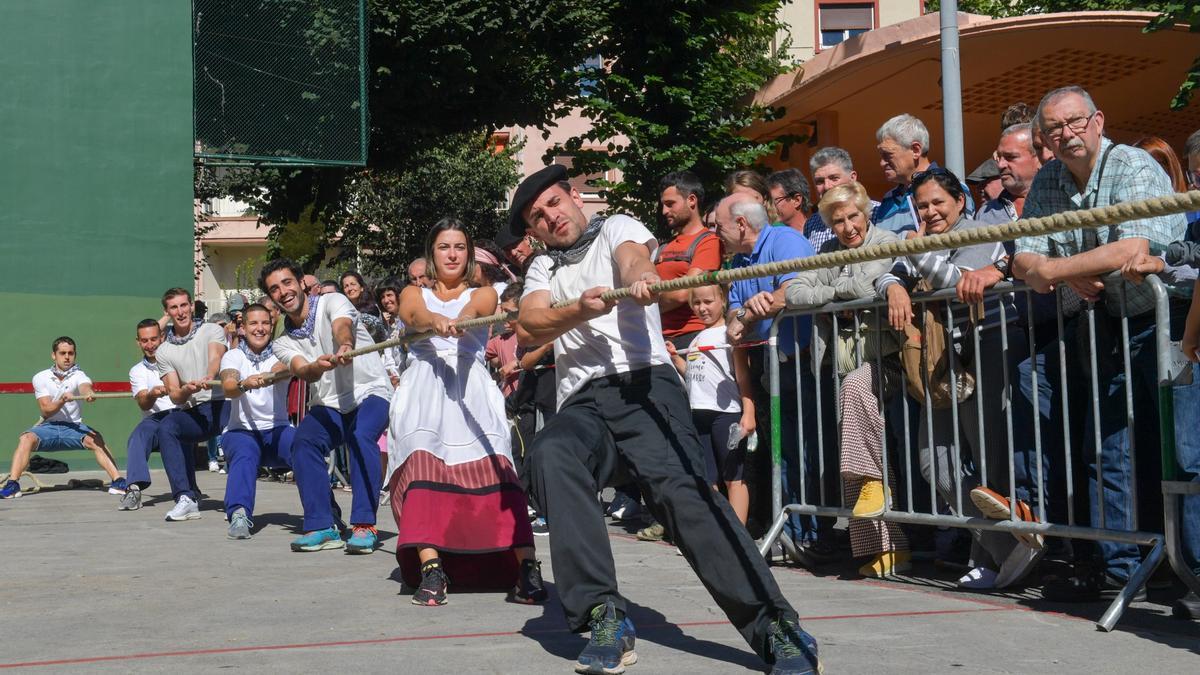 Sokatira erakustaldia Euskal Jaietan