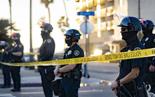 Agentes de policía de San Diego, California