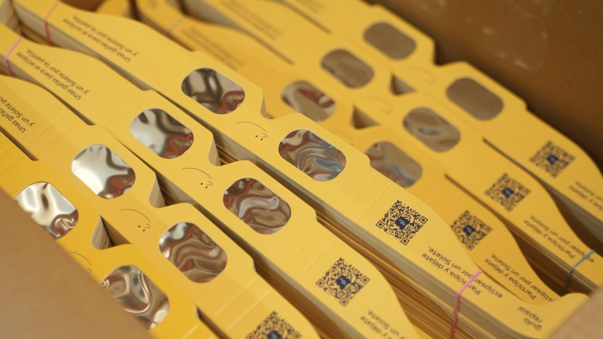 Gafas homologadas para eclipses
