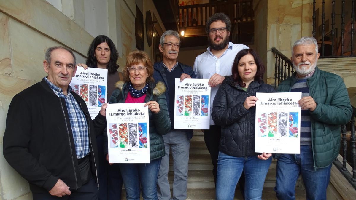 Presentación de la segunda edición del Concurso de Pintura al Aire Libre de Ordizia.