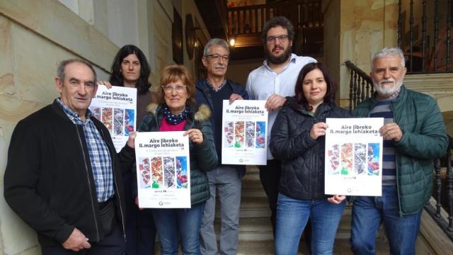 Presentación de la segunda edición del Concurso de Pintura al Aire Libre de Ordizia.