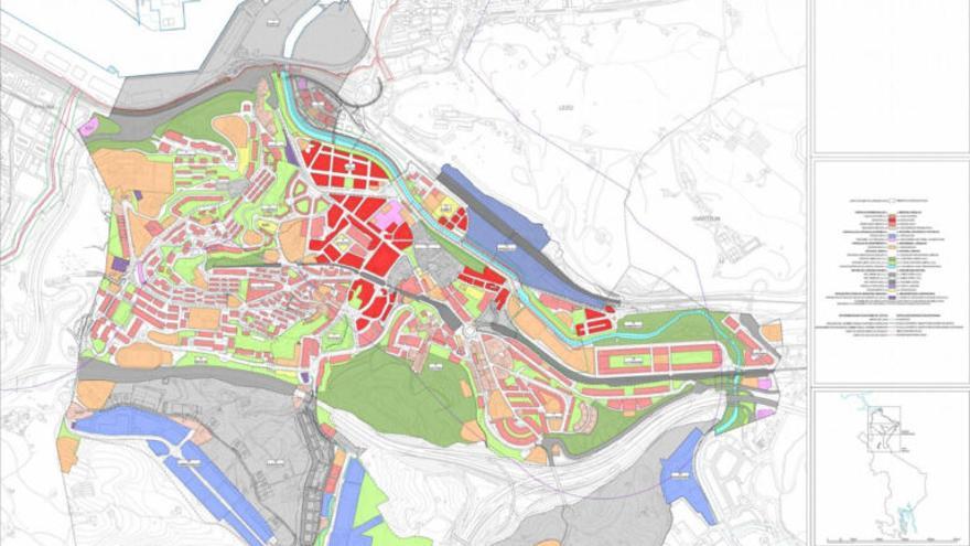 Mapa del PGOU de Errenteria