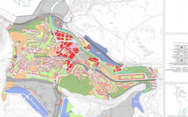 Mapa del PGOU de Errenteria