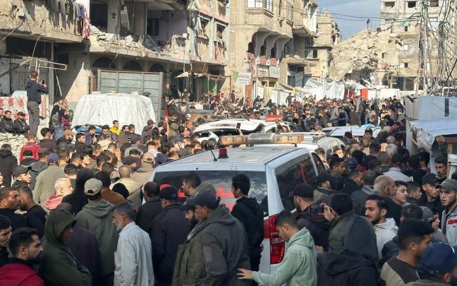 Las autoridades de Gaza cifran ya en más de 390 los muertos en ataques israelíes durante el alto el fuego