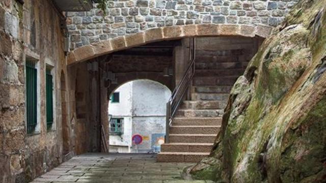 Camino a Goiko kale de Orio.