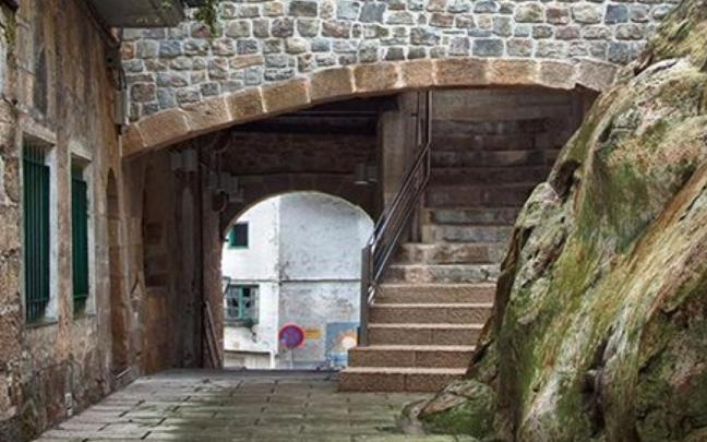 Camino a Goiko kale de Orio.