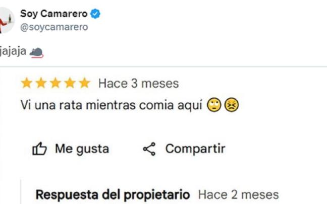 El post con el comienzo de la reseña. / X (@soycamarero) El post con el comienzo de la reseña.