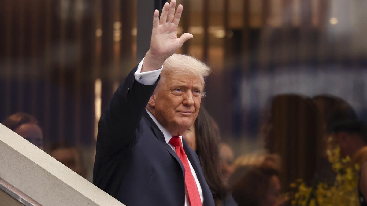 Donald Trump acude a la final del US Open.