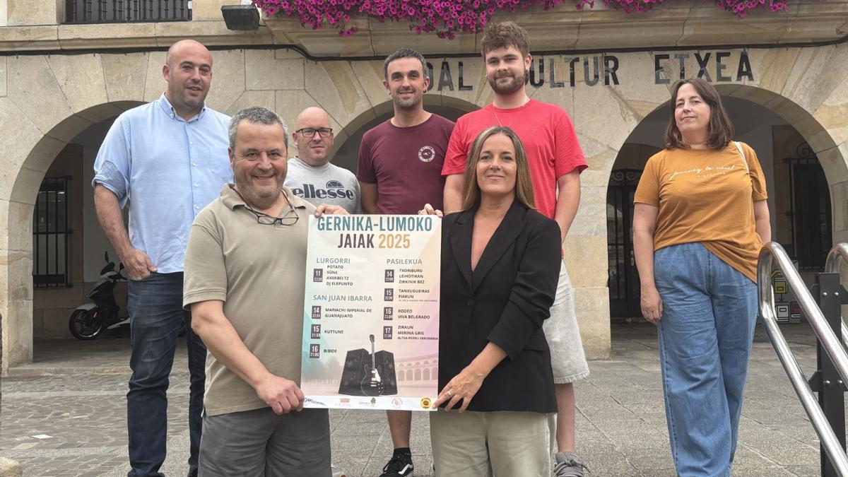 Presentación de los conciertos de fiestas 2025 en Gernika-Lumo