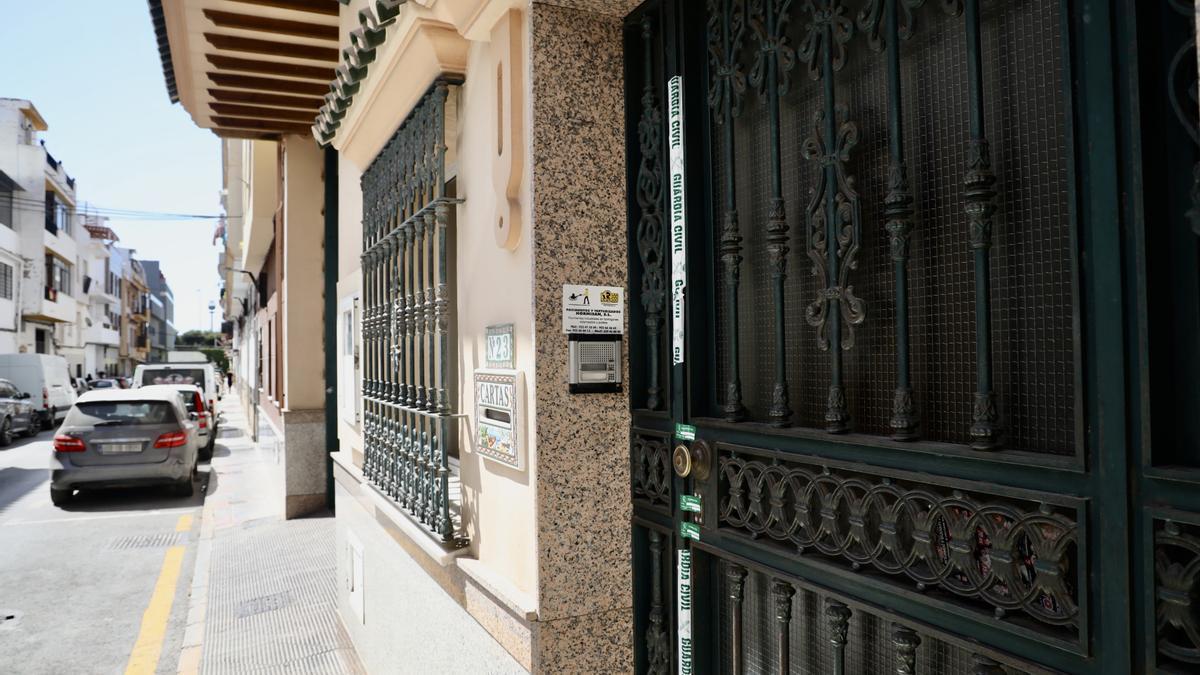 Fachada de la vivienda en la que ocurrieron los hechos.