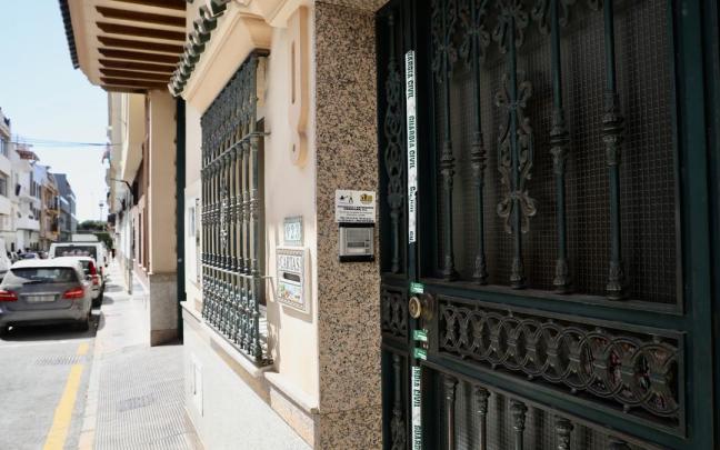 Fachada de la vivienda en la que ocurrieron los hechos.