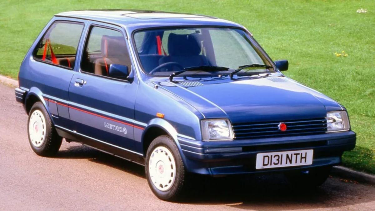 Un MG Metro, popular en los años 80.
