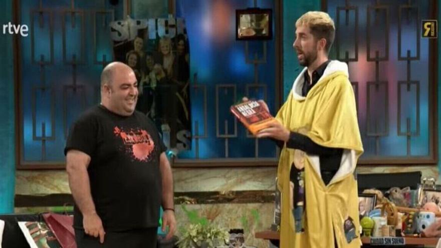 Custodio Pérez y David Broncano, ayer en 'La Revuelta'