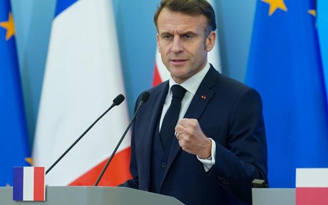 El presidente francés, Emmanuel Macron