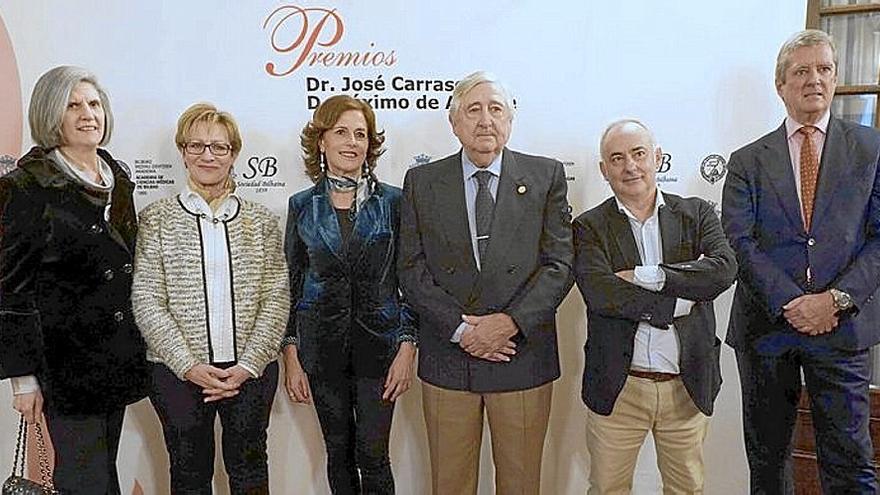 María José García Etxaniz, Isabel Tejada, Marisa Arteagoitia, Juan José Zarranz, Ignacio González y Víctor Etxenagusia.