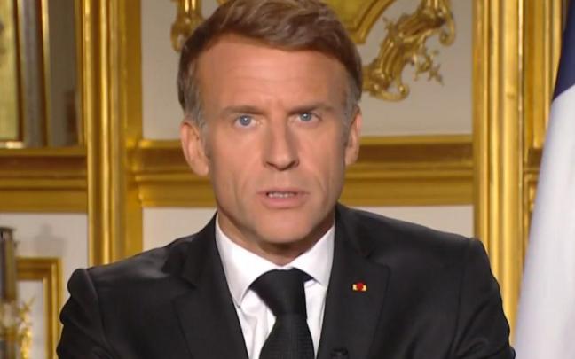 Macron: "No hay lugar para la violencia en nuestra República."
