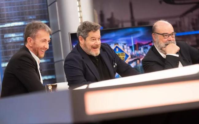Antonio Resines y Jorge Sanz presentan 'Serrines, madera de actor' en 'El Hormiguero'.