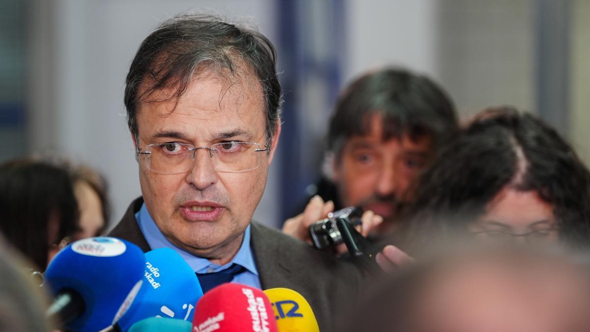 El consejero de Salud del Gobierno Vasco, Alberto Martínez