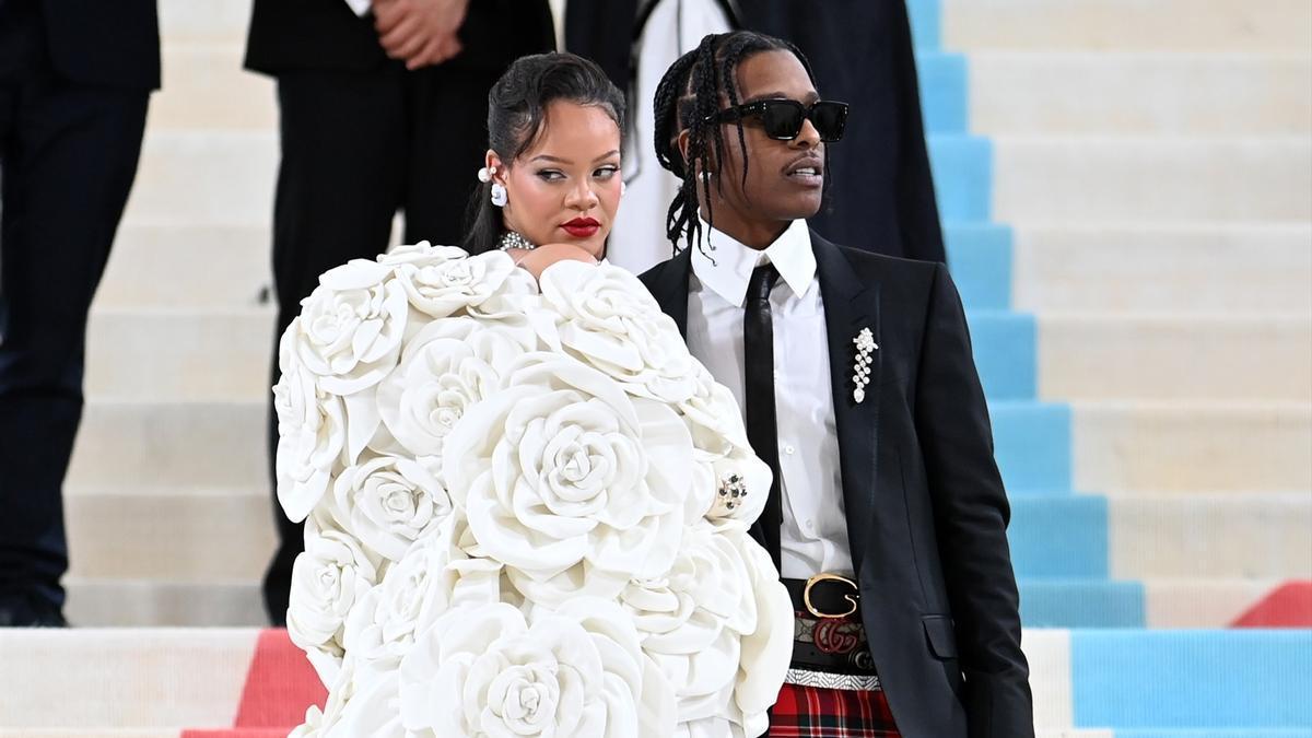 Rihanna y su pareja, A$AP Rocky.