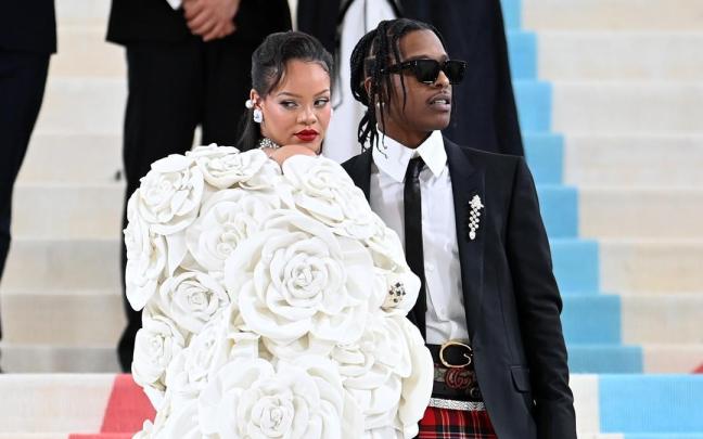Rihanna y su pareja, A$AP Rocky. Rihanna y su pareja, A$AP Rocky.