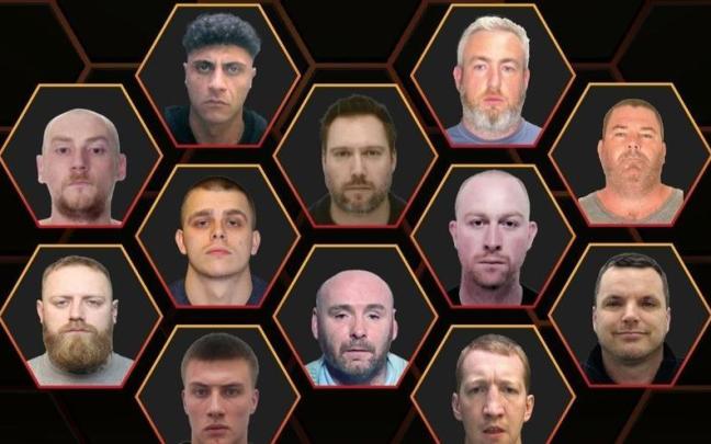 Los 12 criminales más buscados del Reino Unido.