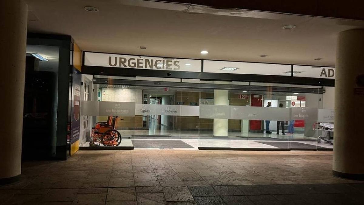 La puerta de urgencias del Hospital Universitari Son Espases, en Palma (Mallorca).
