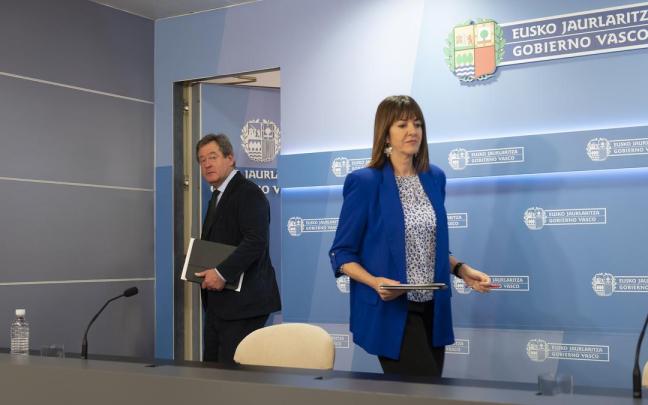 Idoia Mendia y Bingen Zupiria.