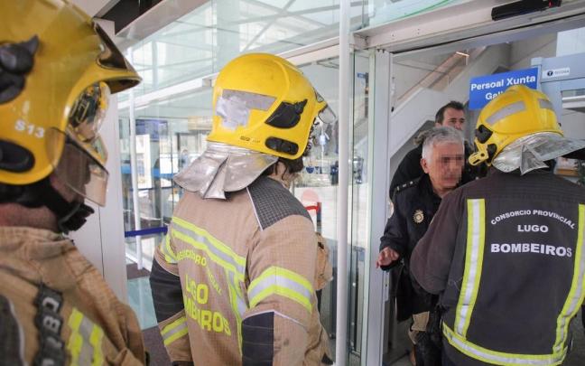 Imagen de archivo de algunos bomberos del Consorcio de Lugo.