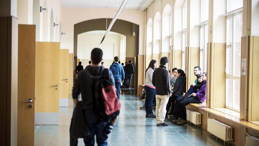 Estudiantes de la Universidad del País Vasco.